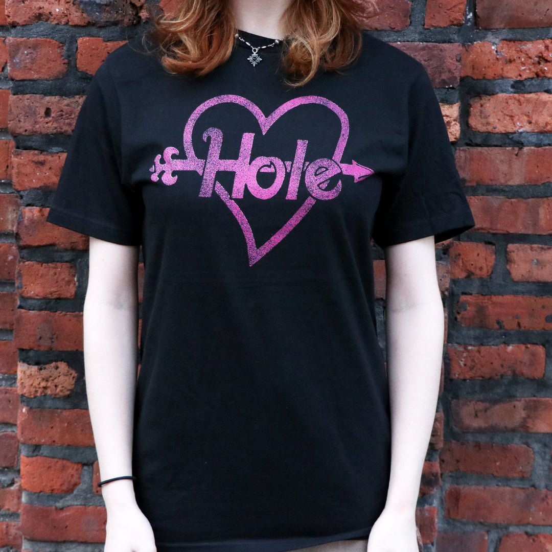 Hole Pink Heart