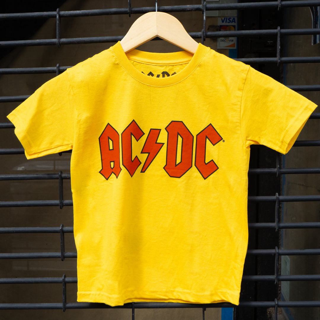 AC/DC Logo Yellow Youth