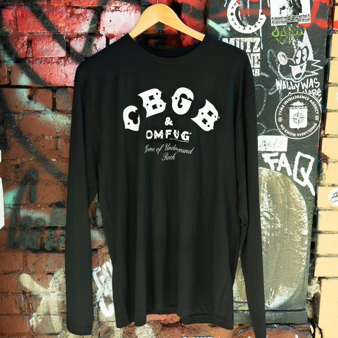 CBGB Logo Black L/S