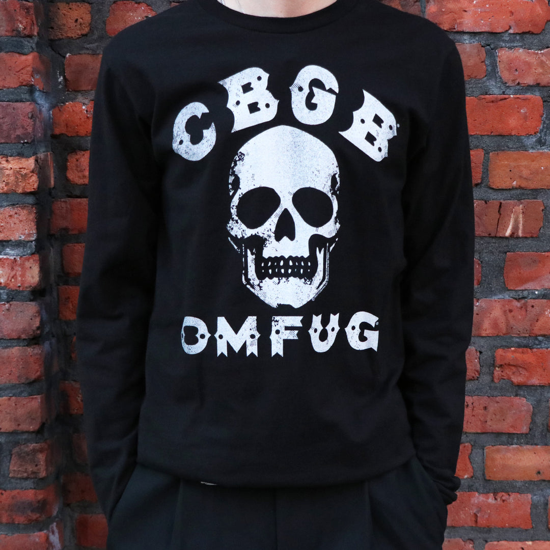 CBGB Skull L/S