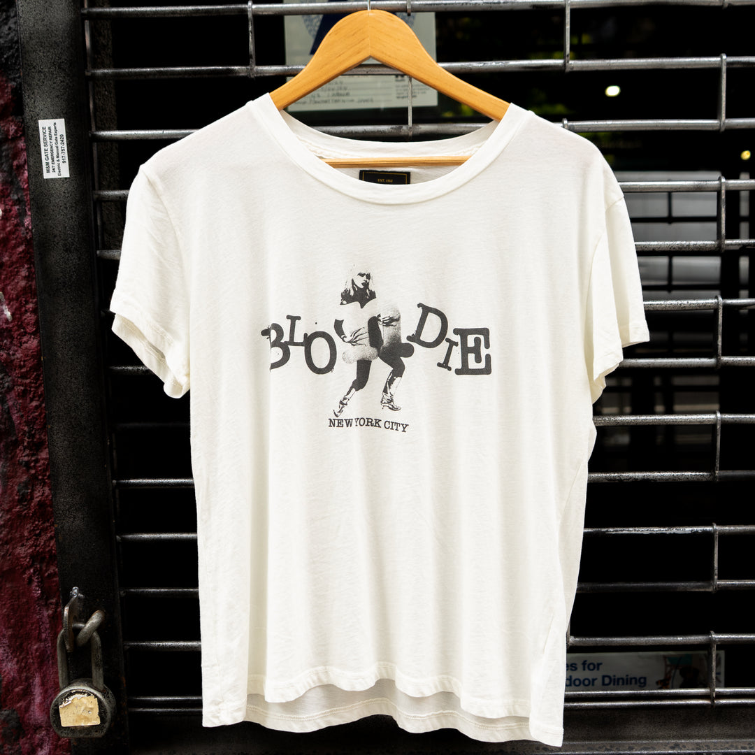 Blondie White Logo