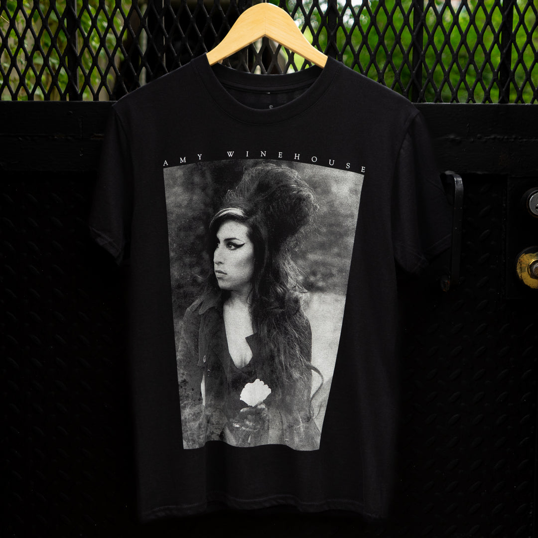 Amy Winehouse Flower Portrait