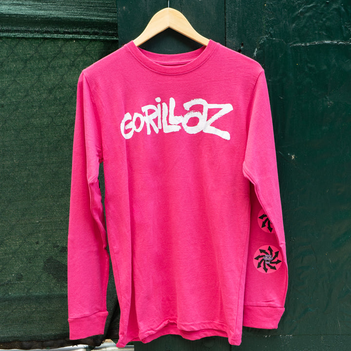 Gorillaz Repeat Pink L/S