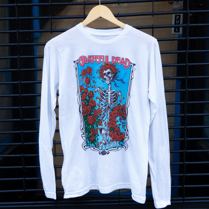 Grateful Dead Bertha Wheel & Roses Long Sleeve