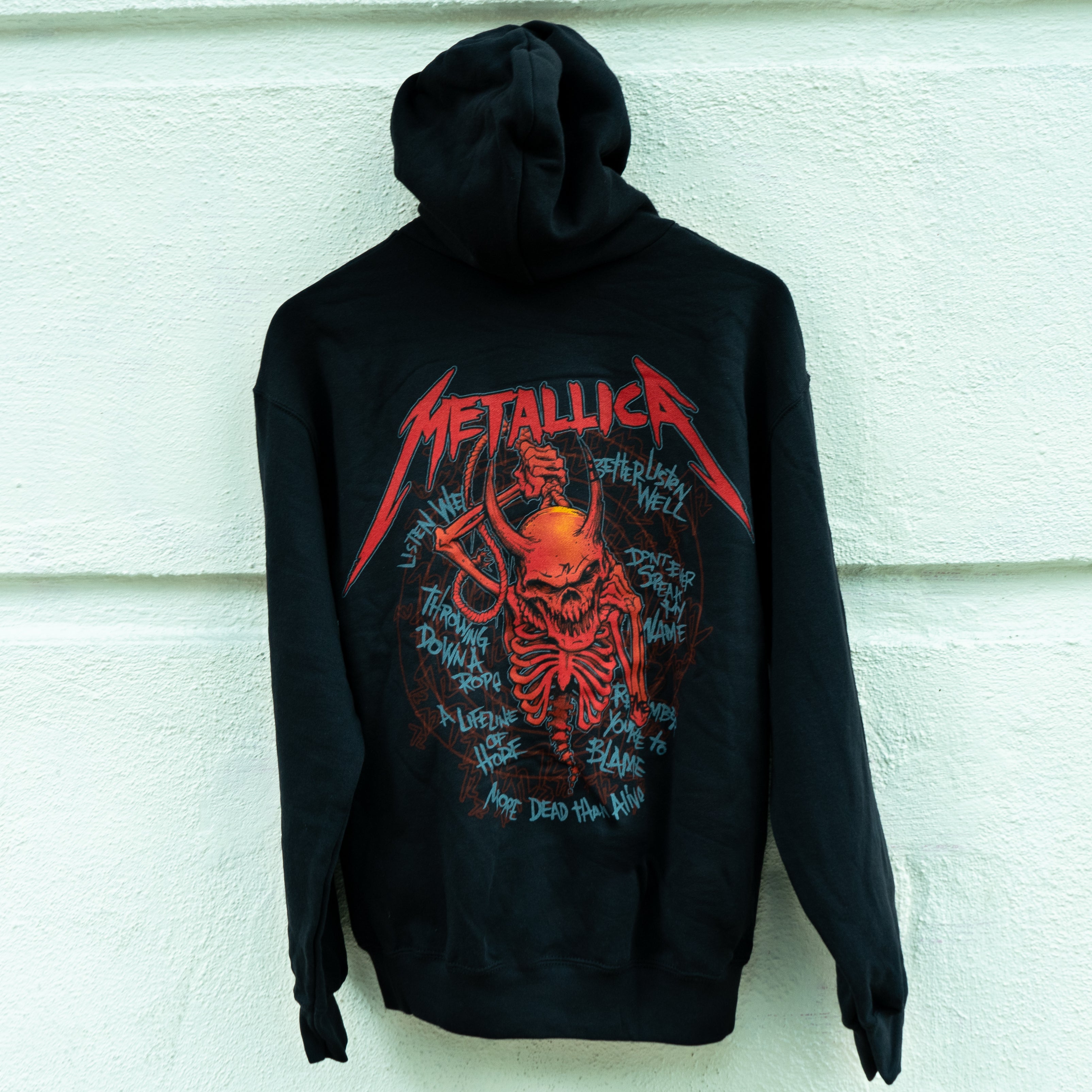 Metallica Skull Screaming Red Hoodie