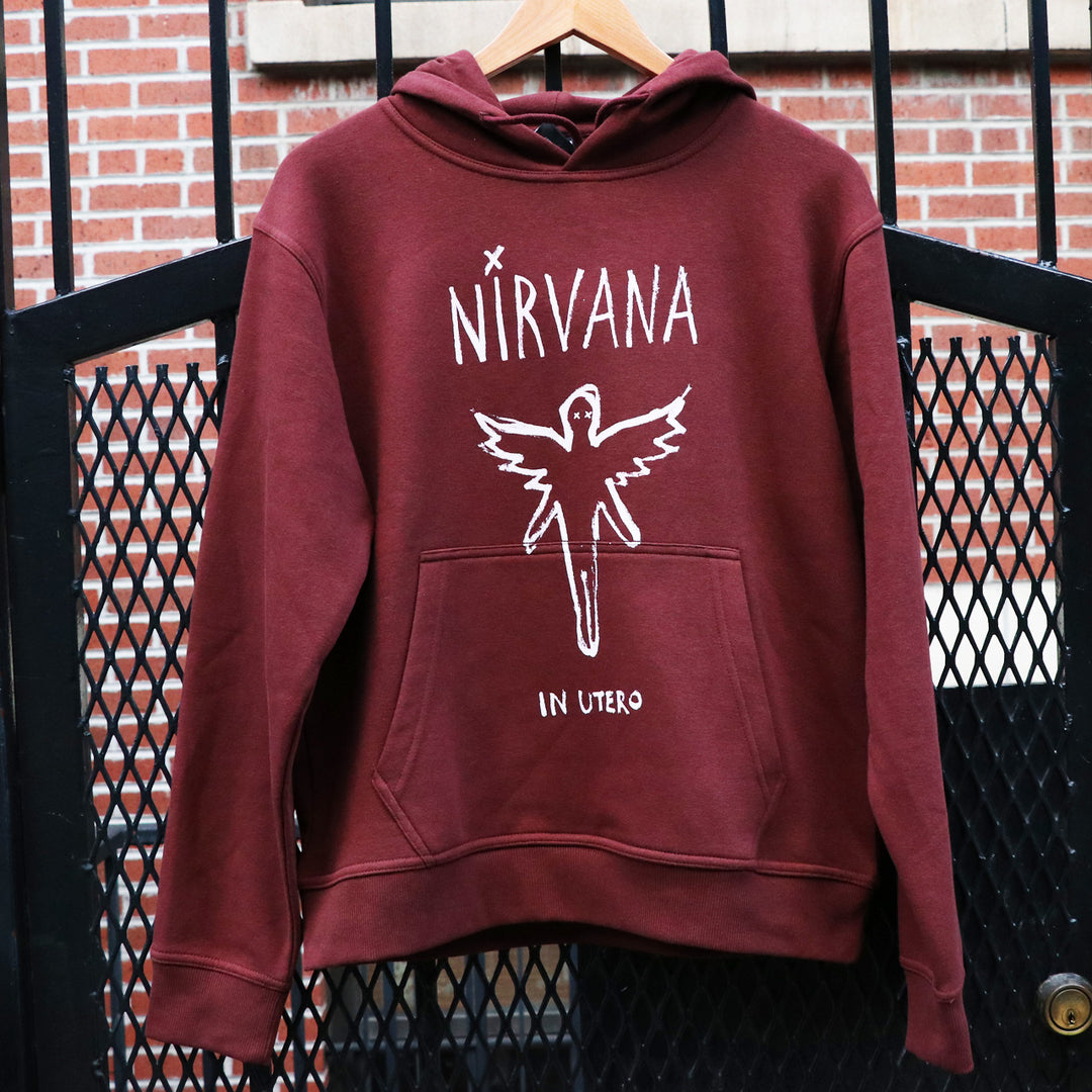 Nirvana In Utero Outline Hoodie
