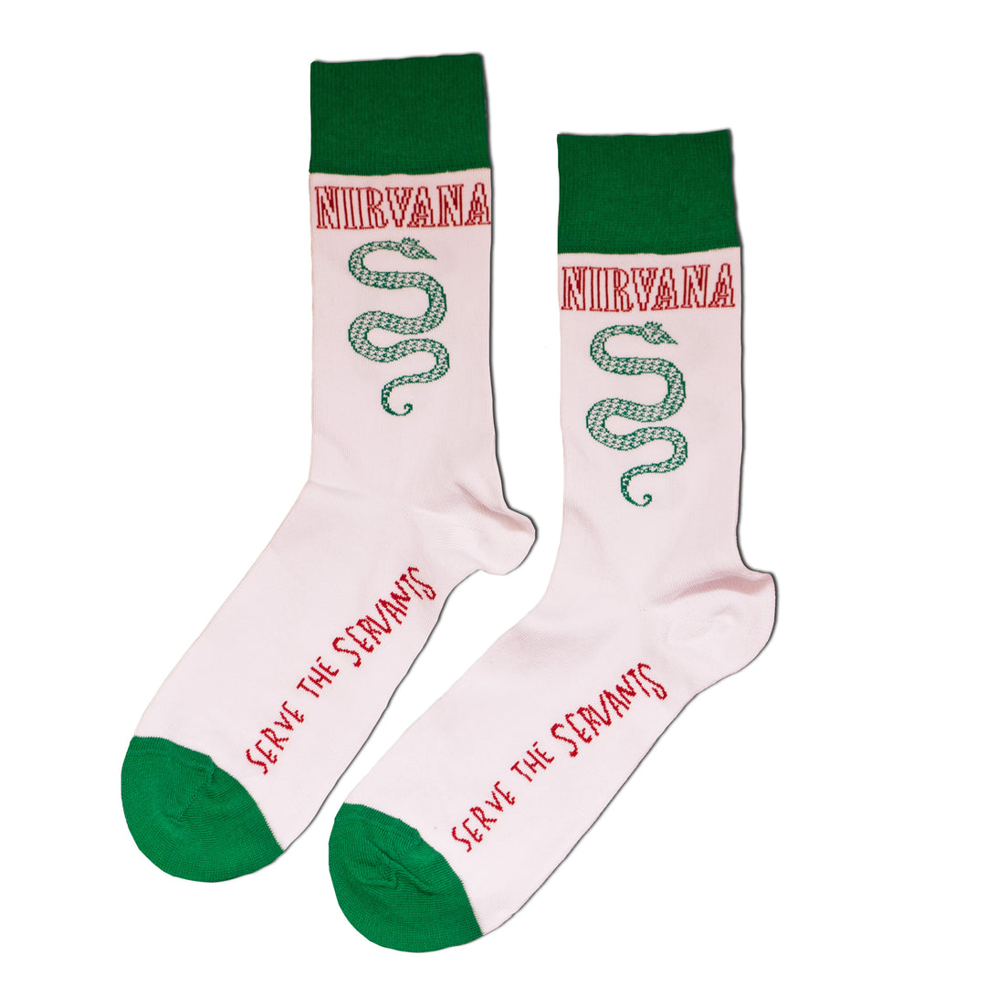 Nirvana Serve the Servants Socks