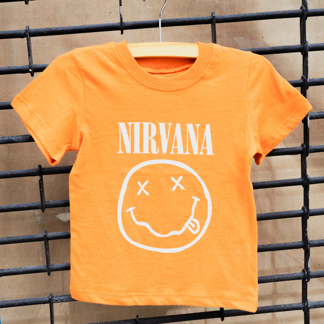 Nirvana White Smiley Orange Toddler