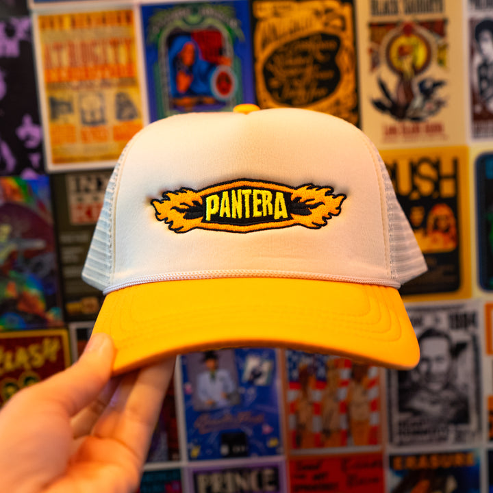Pantera Flames Logo Cap