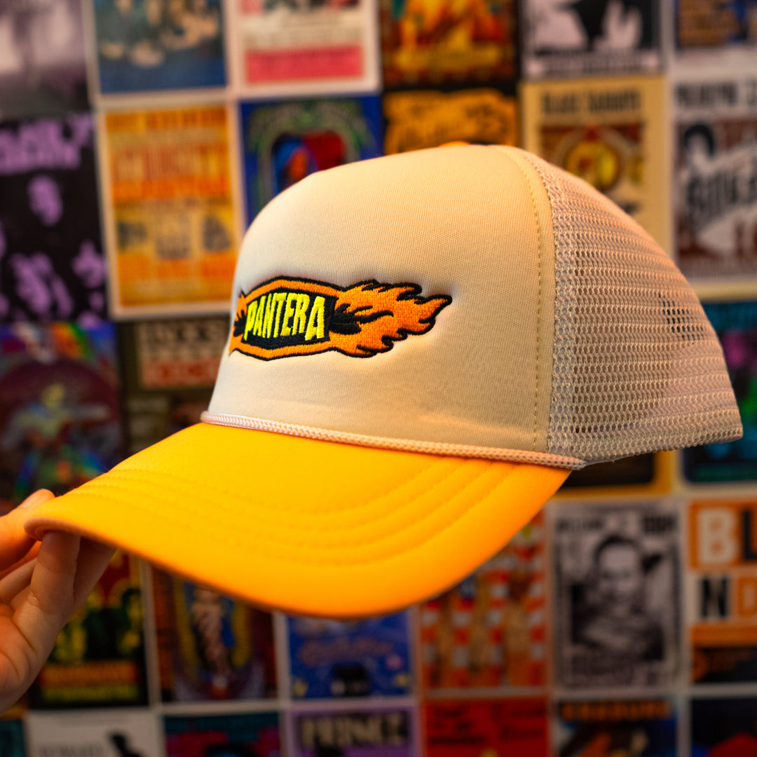 Pantera Flames Logo Cap