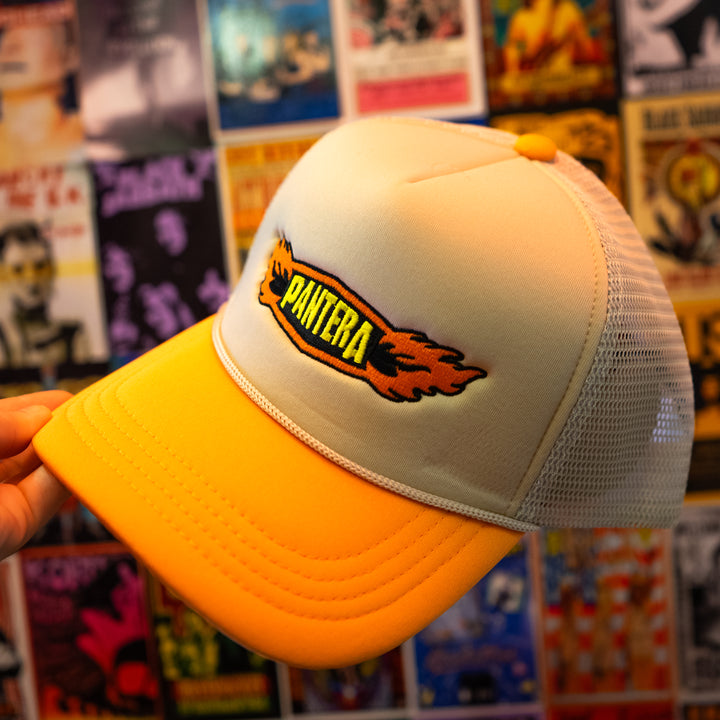 Pantera Flames Logo Cap