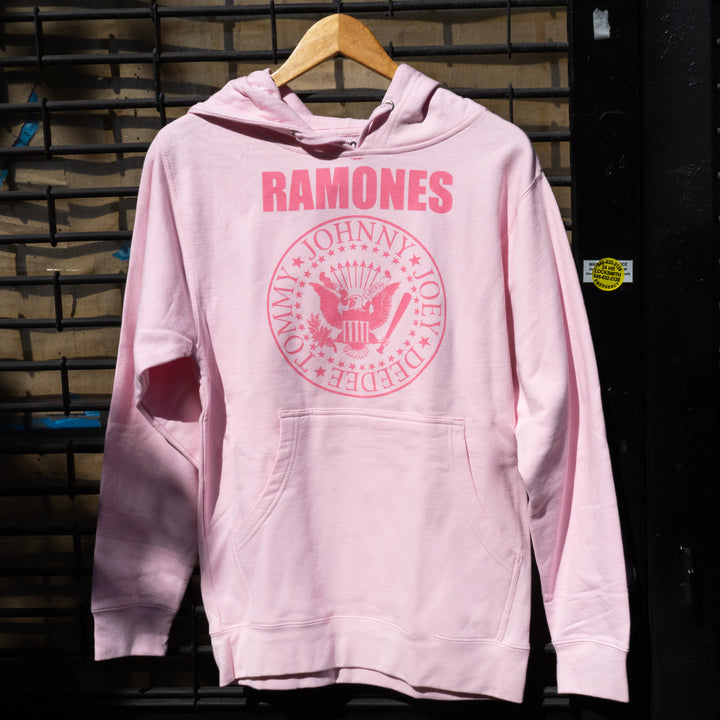 Ramones Hey Ho Pink Hoodie