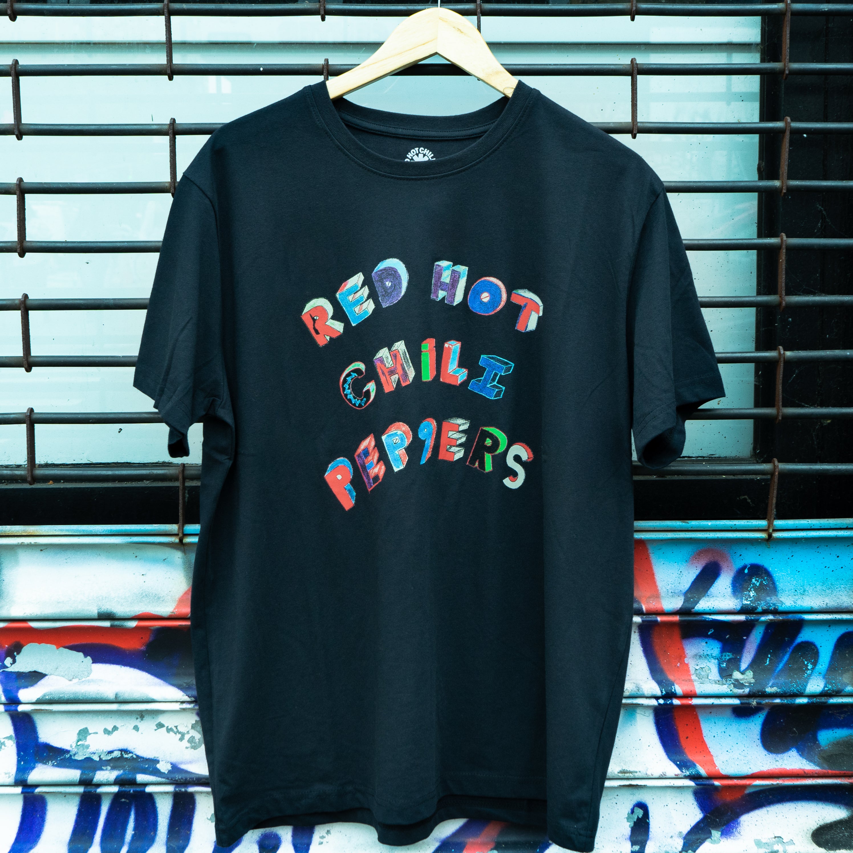 90's Giant ''RED HOT CHILI PEPPERS'' 精子プリントTシャツ