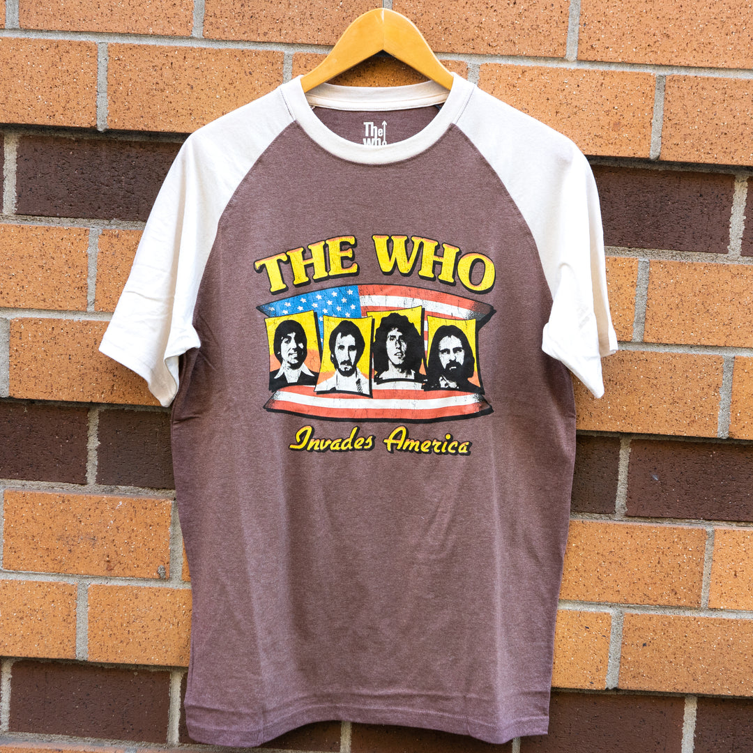 The Who Invades America Raglan