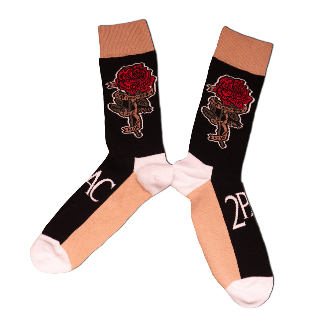 Tupac Rose Socks