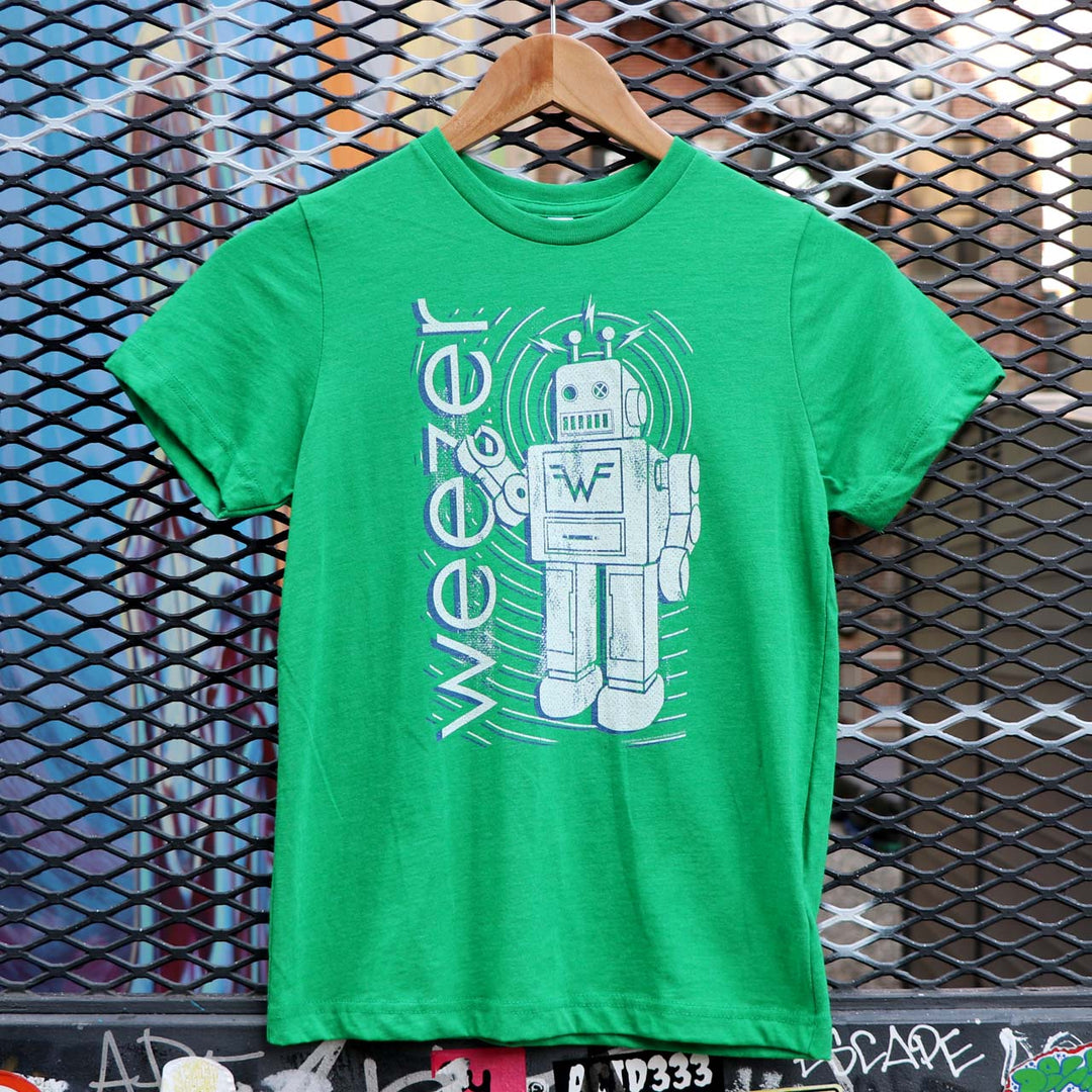 Weezer Robot Vintage Green Youth