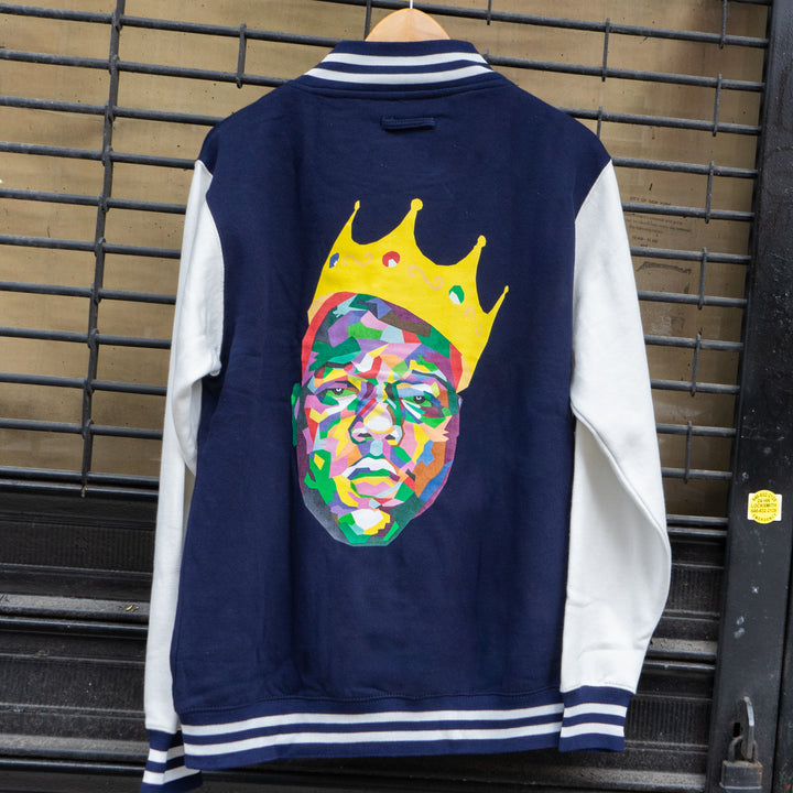 Biggie Smalls Crown Varsity Jacket