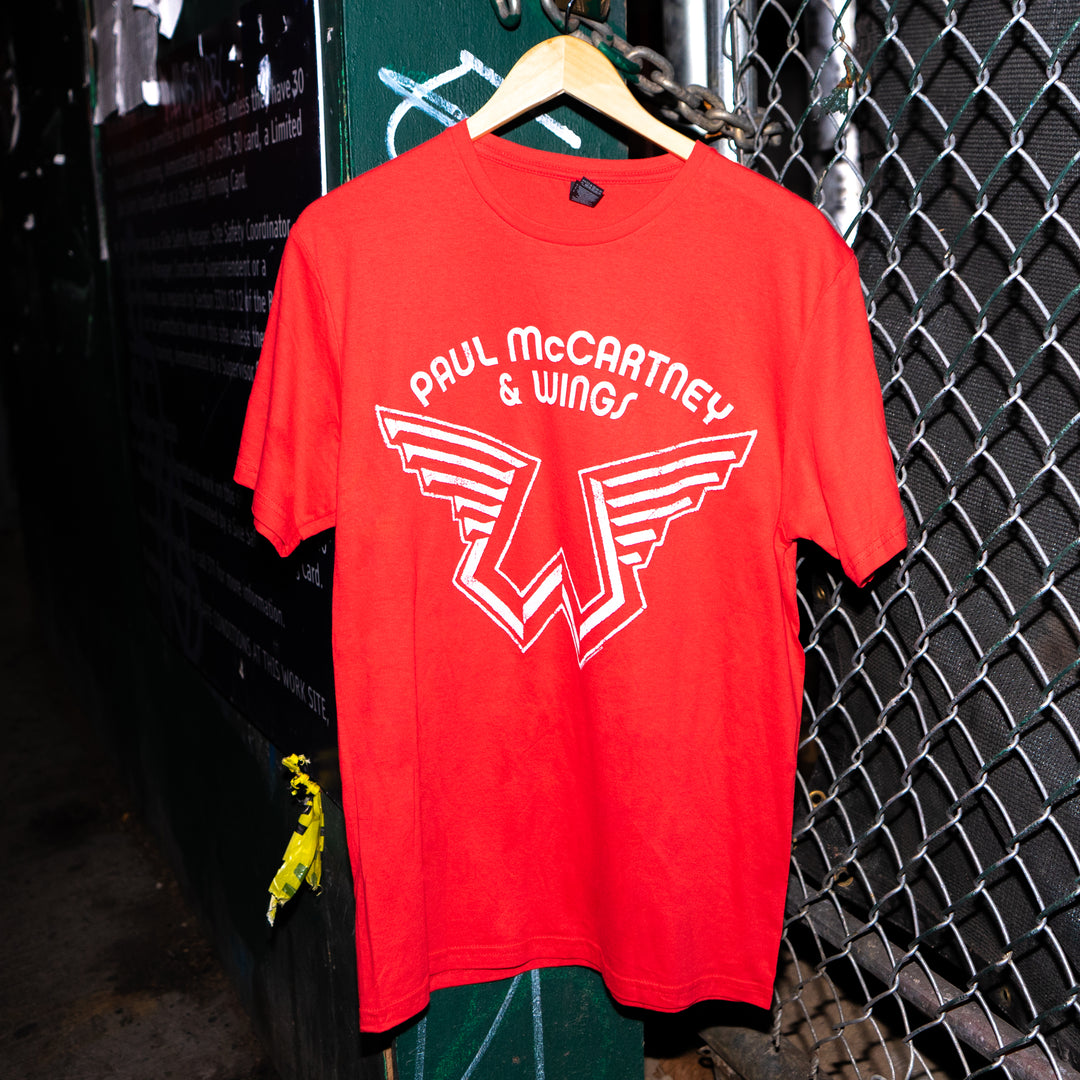Paul McCartney Wings Logo Red