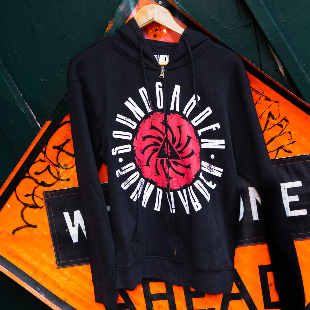 Soundgarden Circle Logo Zip Hoodie
