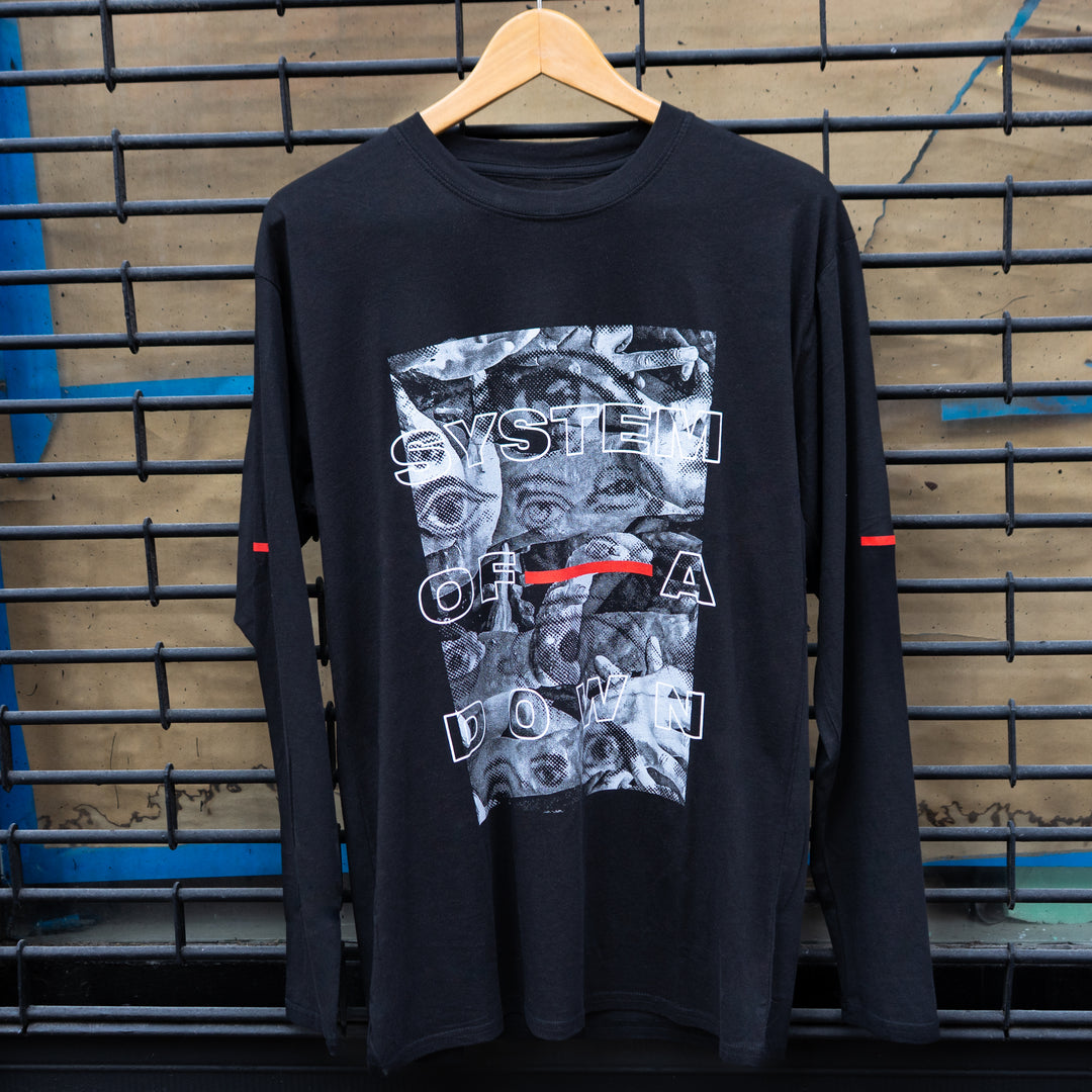 System of a Down Eye Collage L/S