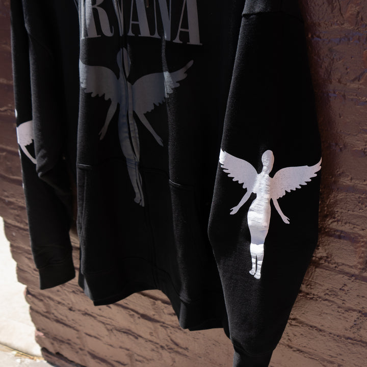 Nirvana In Utero Mono Zip Hoodie