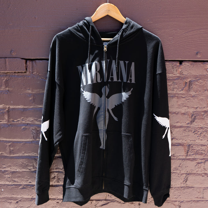 Nirvana In Utero Mono Zip Hoodie