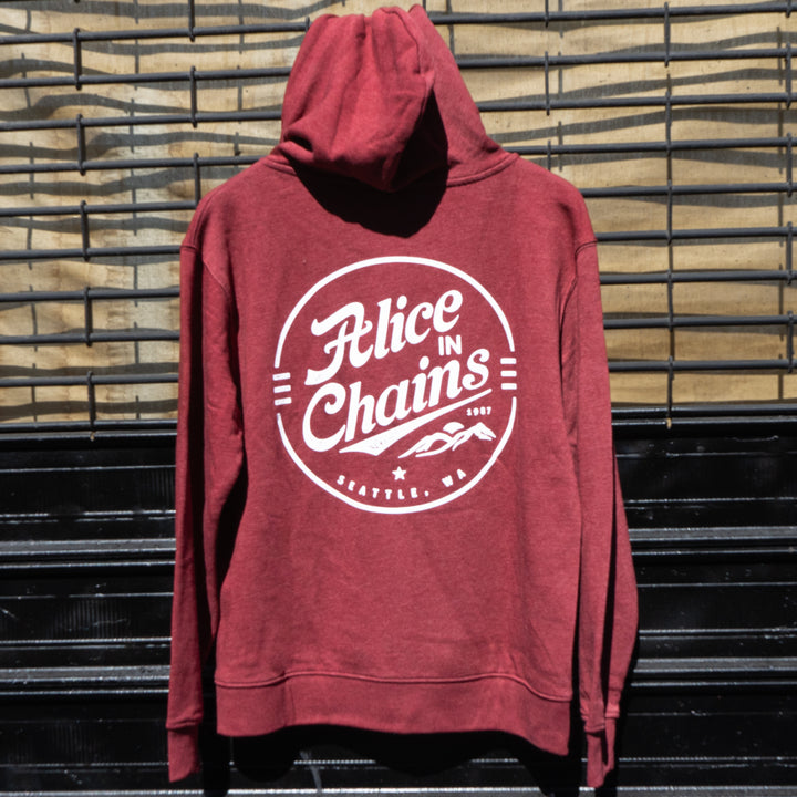 Alice In Chains Circle Emblem Zip Hoodie