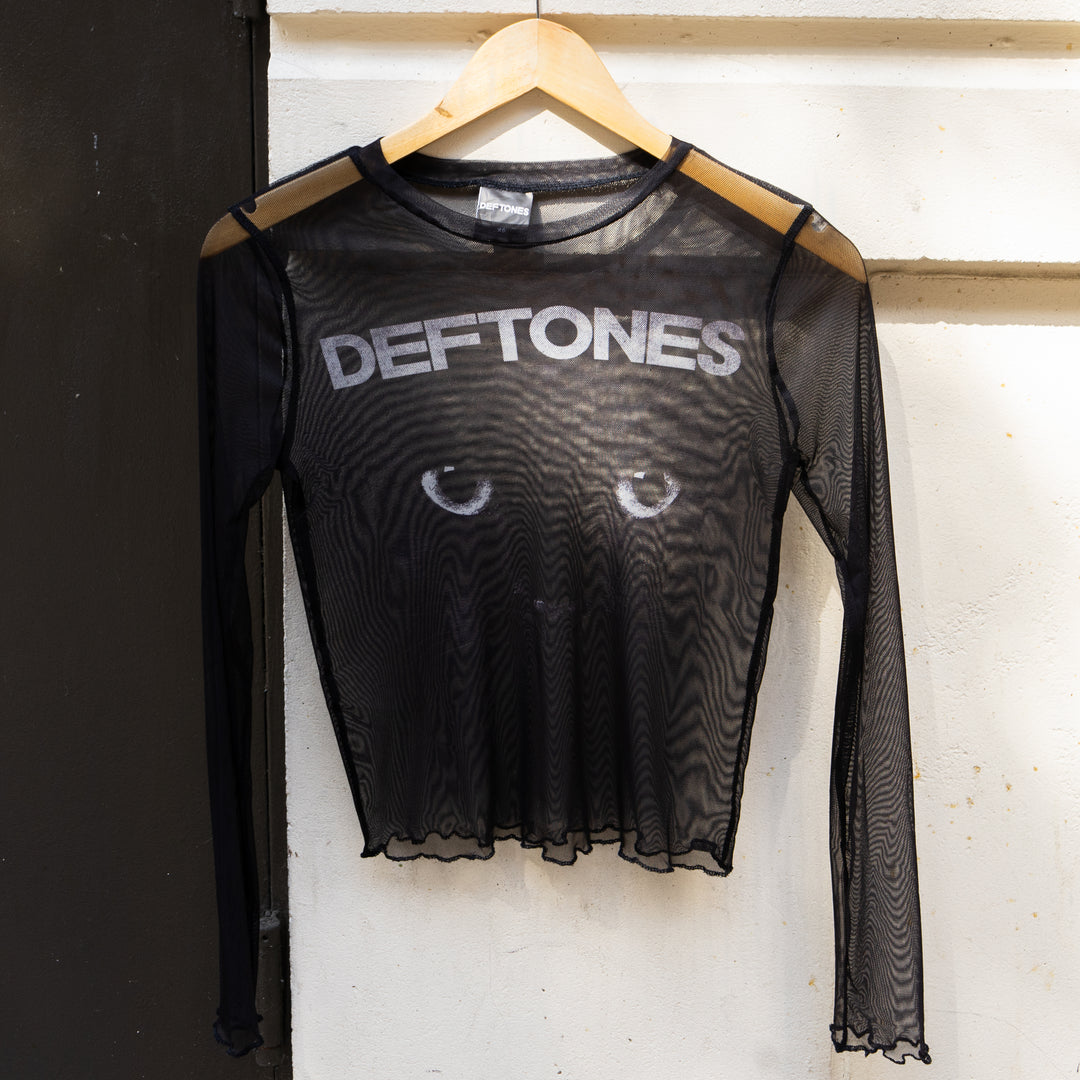 Deftones Sphynx Mesh Crop