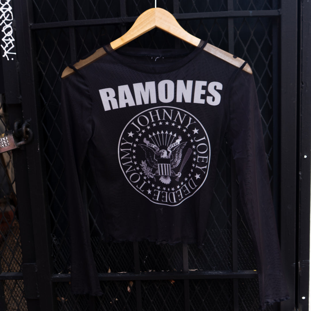 Ramones Seal Mesh Crop