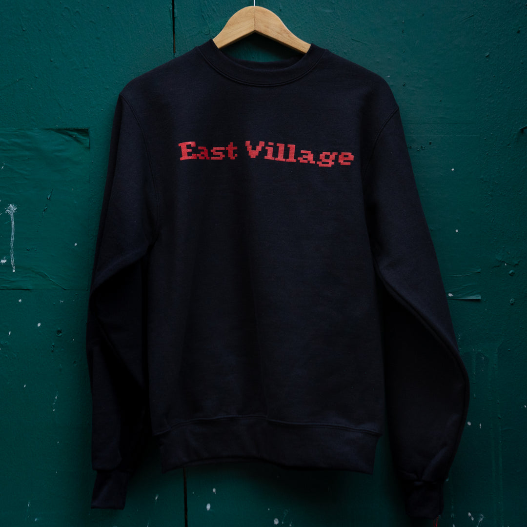 East Village Red Logo Sweatshirt