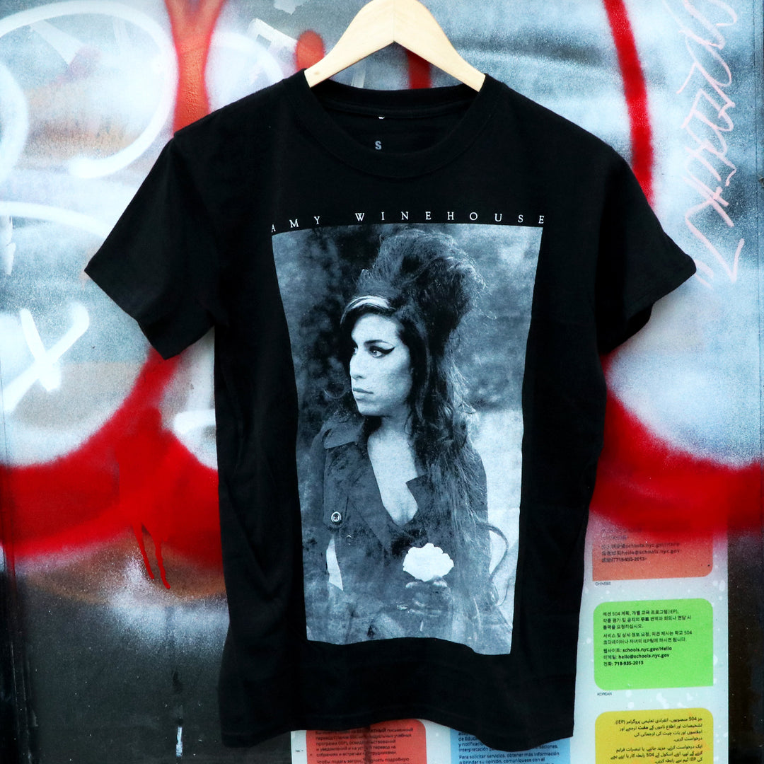 Amy Winehouse Flower Portrait